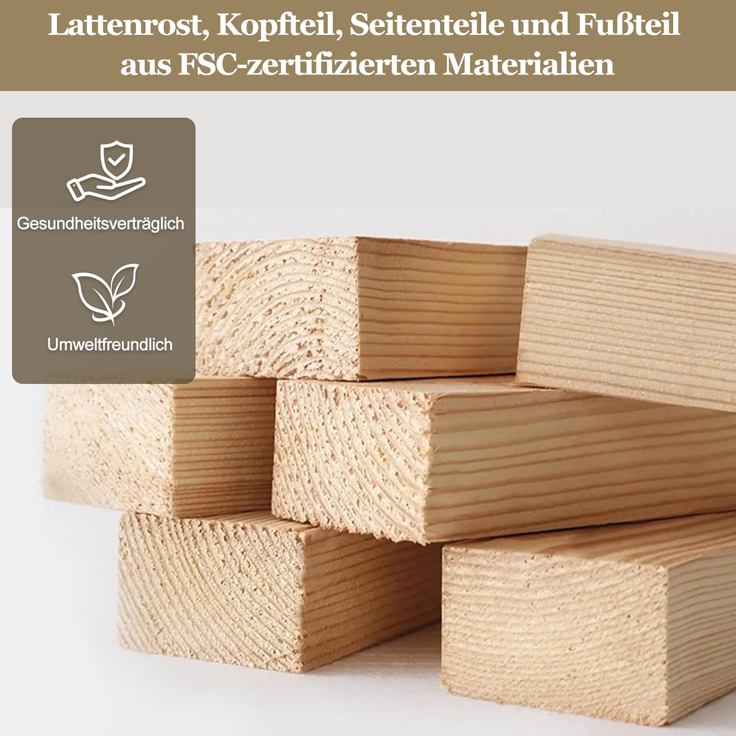 Merax Kinderbett Polsterbett 90x200cm hydraulisches Funktionsbett, mit Lattenrost, gepolstertes Kopfteil, USB-Ladeanschluss, Bouclé, Beige(ohne Matratze) — Ansicht 5